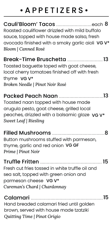 Appetizers-Test